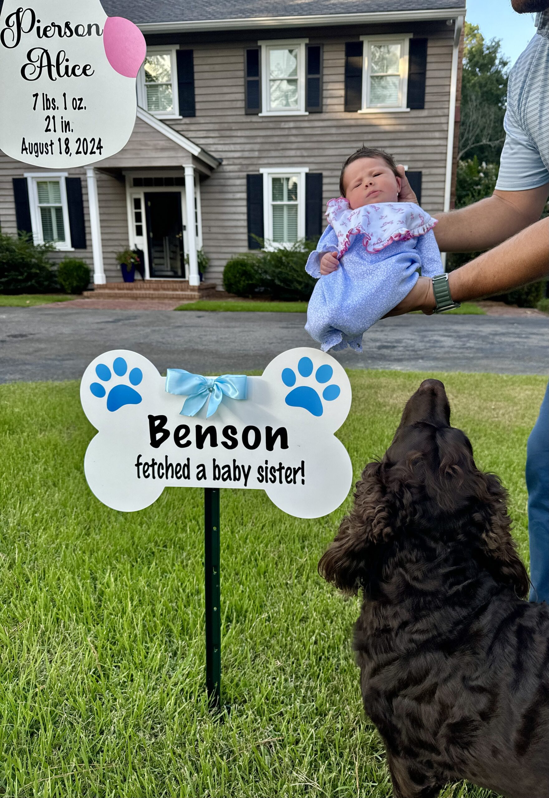 Baby Pierson Alice and Fur Brother Benson!